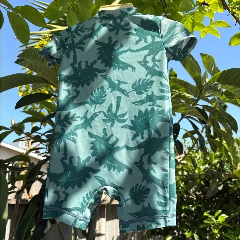 Carter’s Bundle 1-Long Sleeve & 1-Short Sleeve Rash Guard One Piece Swimsuits